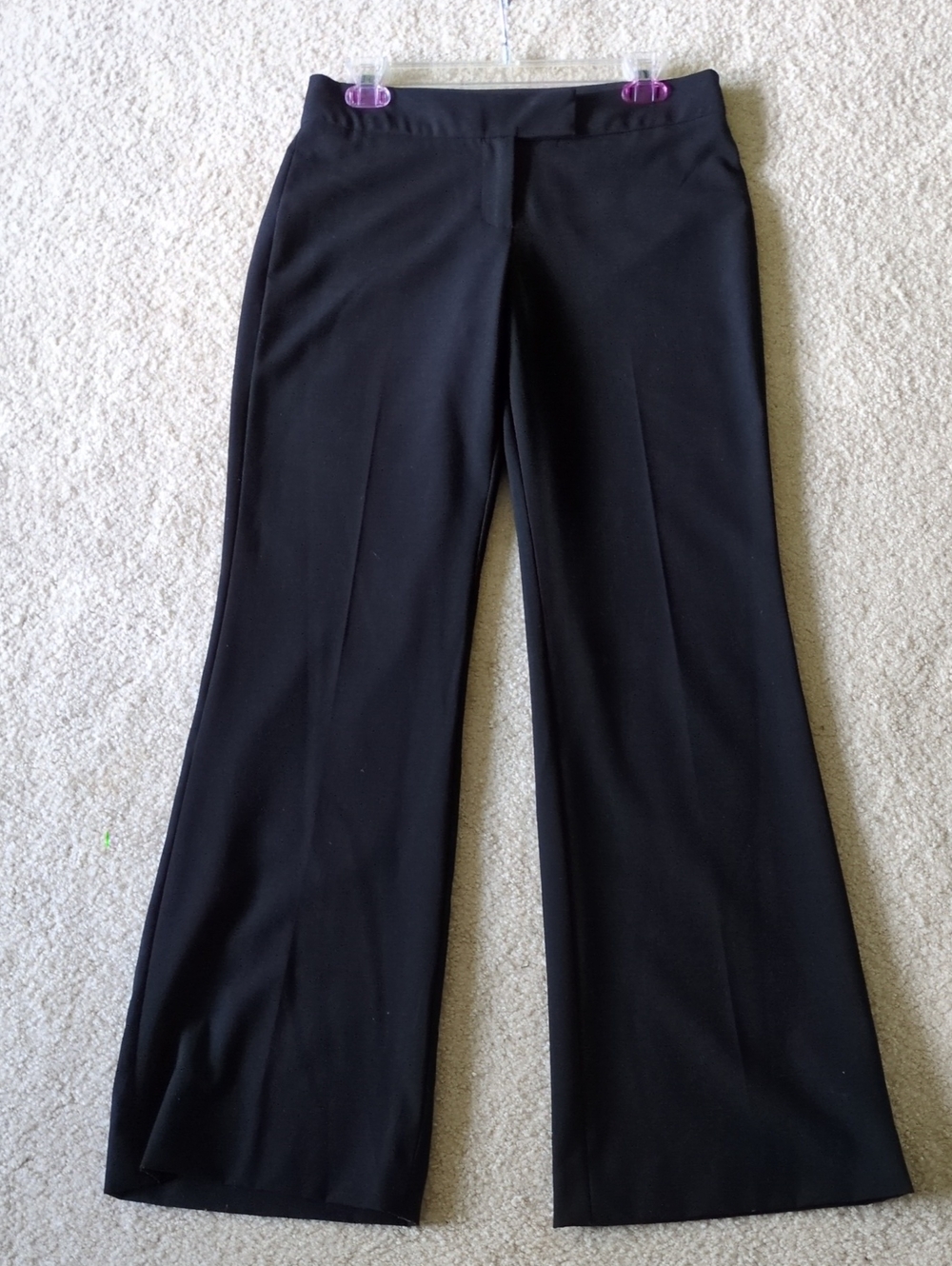 Express Black Boot-Cut Dress Pants